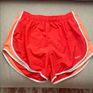 Pink nike shorts